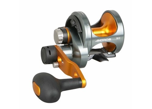 ANDROS SINGLE SPEED LEVER DRAG REEL: The Okuma Andros two-speed